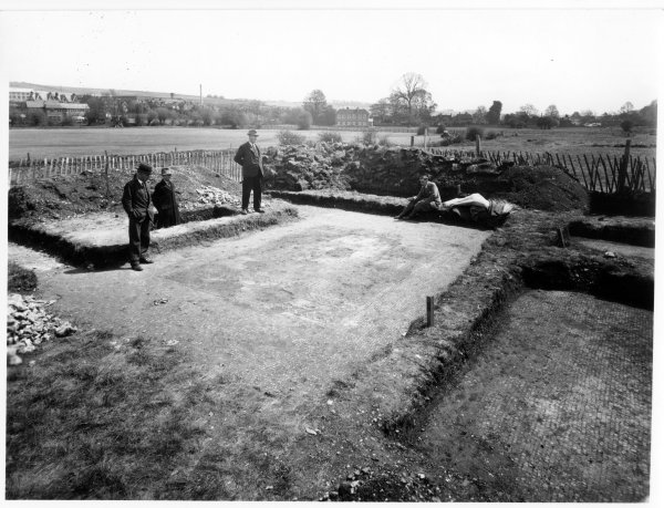 Roman villa excavation